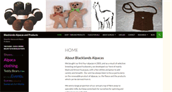 Desktop Screenshot of blacklandsalpacas.co.uk